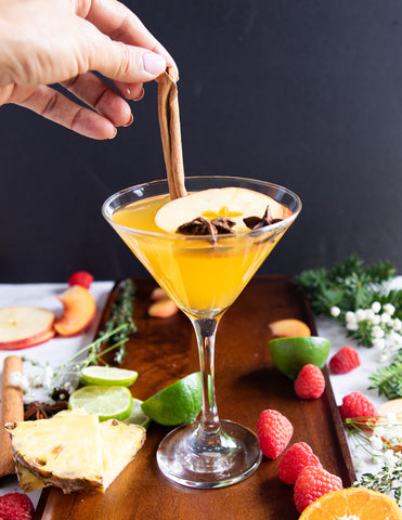 Warm Spiced Appletini Mocktail