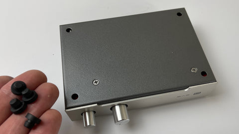 Schiit Audio Component Custom Stack Riser Feet Remove rubber tabs