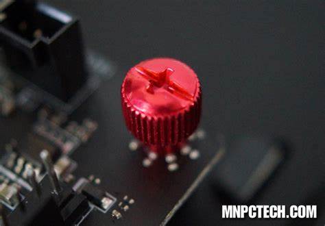 Red Anodized 6/32 ATX Motherboard Thumb Screw Set