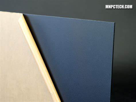 Mnpctech MATTE Black 24" x 12" SATIN MATTE BLACK Cast Acrylic Plastic Sheets