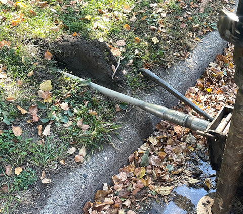 Where USI Fiber Line Goes Underground by Street in Minneapolis or Edina