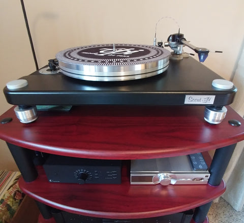 need to upgrade with best feet for VPI Scout Scoutmaster Aries Turntable