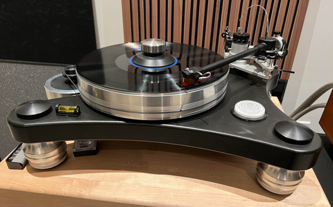 Leben CS600x integrated, RS30EQ phono stage, Lumin T2, Graham Chartwell LS3/5a and REL Strata III sub on Scout turntable