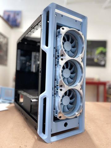 Hire Mnpctech to build your custom gaming PC mod for giveaway to promote your new PC game release. This is the Corsair RGB 5000T ICue custom gaming PC build by Bill Owen at Mnpctech. 