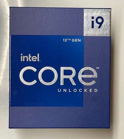 Intel 12th Gen Core i9 Empty Retail Box For sale Used.