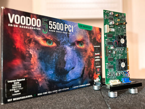 where can I buy a shelf display stand for my vintage colelctor Voodoo video card or gpu?