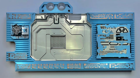 #cassettefuturism Corsair RGB GPU Waterblock for RTX 3000 series custom paint temps