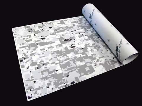 Alex Siri 3M White Winter Digi-Camo / Digital Snow Camouflage Vinyl Film Wrap Sheets