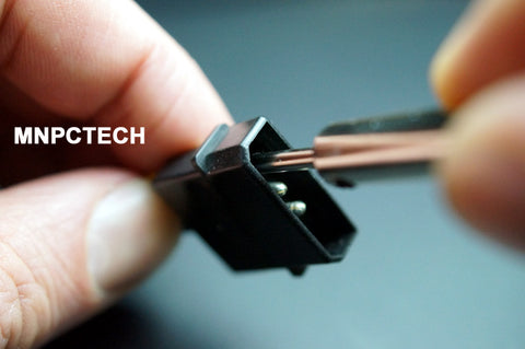 How To Use ATX Molex Pin Removal Tool to remove pin connector in Male Molex