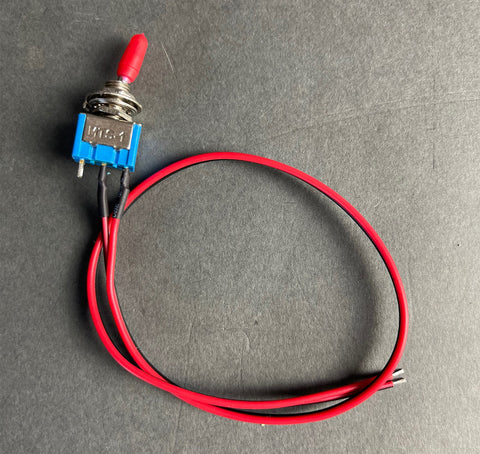 Mini Toggle Switch ON/OFF SPST with Pre-Made Wiring Connectors