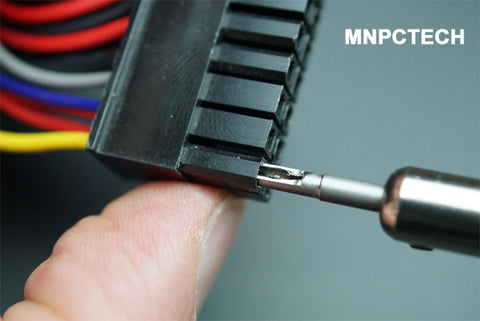 how to remove motherboard connector pin with ATX Pin Extractor Tool