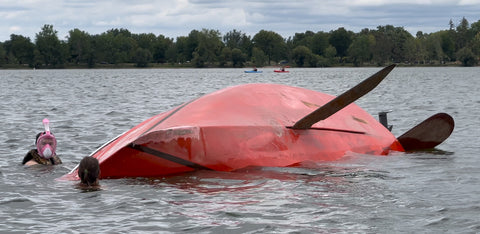 Lockley Newport 17 Hull floatation when capsized
