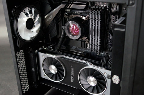 The system hardware for the Mortal Shell gaming PC Giveaway is outfitted by Intel and nvidia