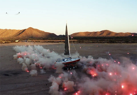 New Monster Garage blows up sailboat