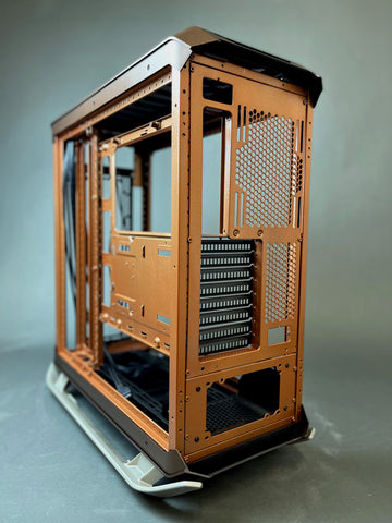 How to paint Cooler Master Case Chassis, Used Rustoleum Hammered Copper Paint from Home depot