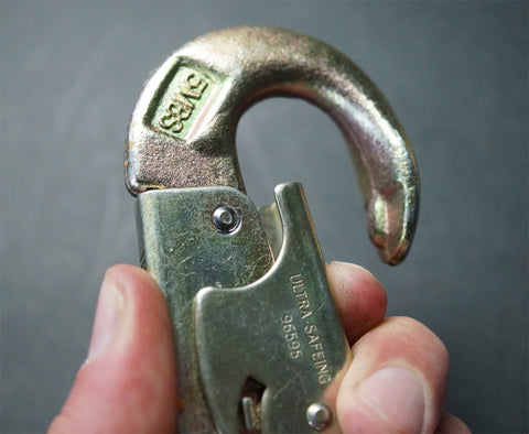 Close up Mooring Snap Shackle For Sailboat Sailing