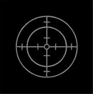 Sniper Target Scope Vinyl Decal Sticker Applique