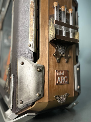 INTEL Alchemist ARC Cooler Master Cosmos Gaming GPU PC Victorian Steampunk Build & Case Mod For Giveaway.