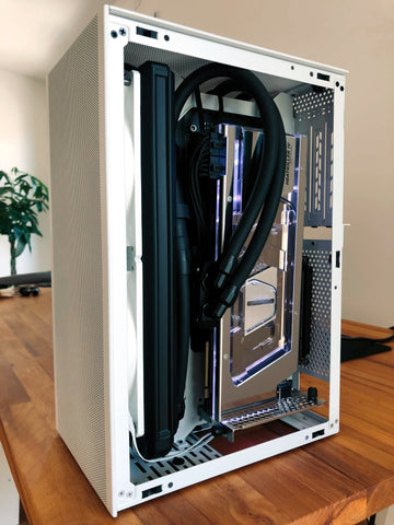How big is the full mesh on SSUPD Meshlicious PC case?