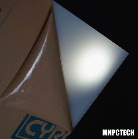 White Light Transmitting Acrylic Sheet Xforma Mkii murderbox PSU light Mod
