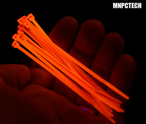 UV Reactive Colored PC Cable Zip Tie Wraps (Pack of Ten) – Mnpctech