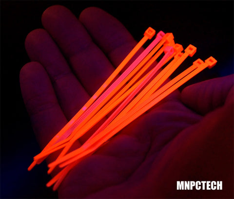 UV Reactive Colored PC Cable Zip Tie Wraps (Pack of Ten) – Mnpctech