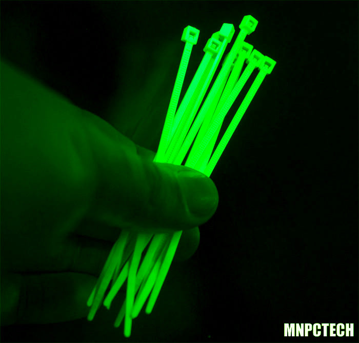 UV Reactive Colored PC Cable Zip Tie Wraps (Pack of Ten) – Mnpctech