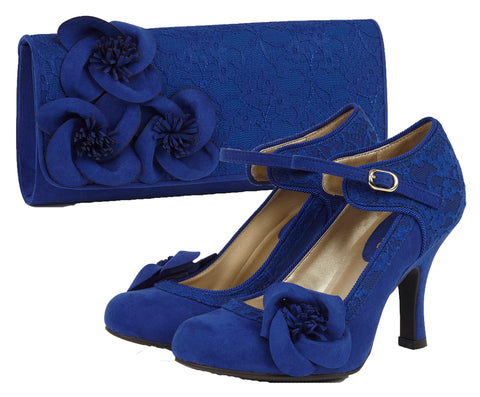 Ruby Shoo Anna and Milan Cobalt Blue