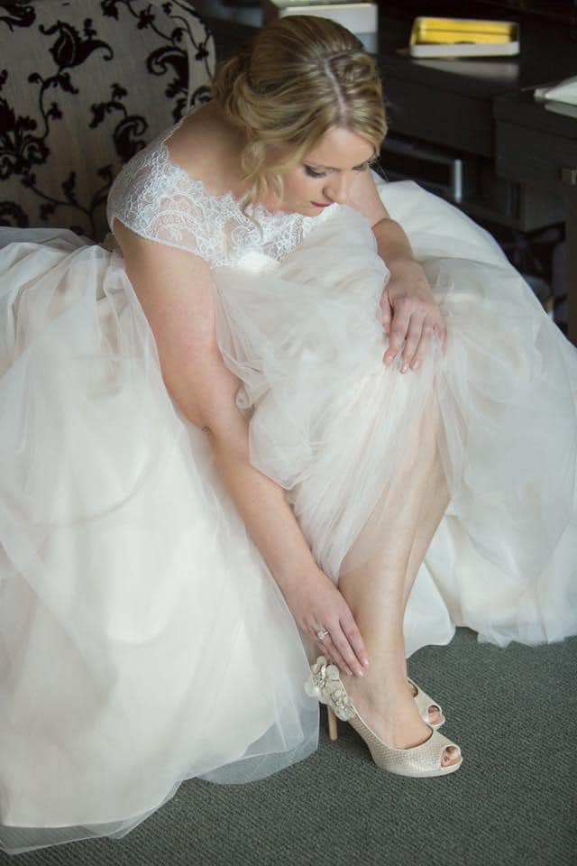 Ruby Shoo Donna Abbie's wedding bridal shoes