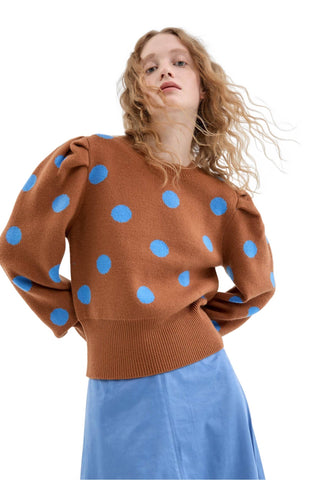 Compania Fantastica Polka dot spot jumper sweater
