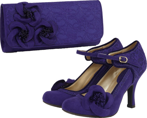 Ruby Shoo Anna and Milan in Purple