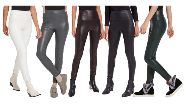 Lyssé faux leather leggings in five colours