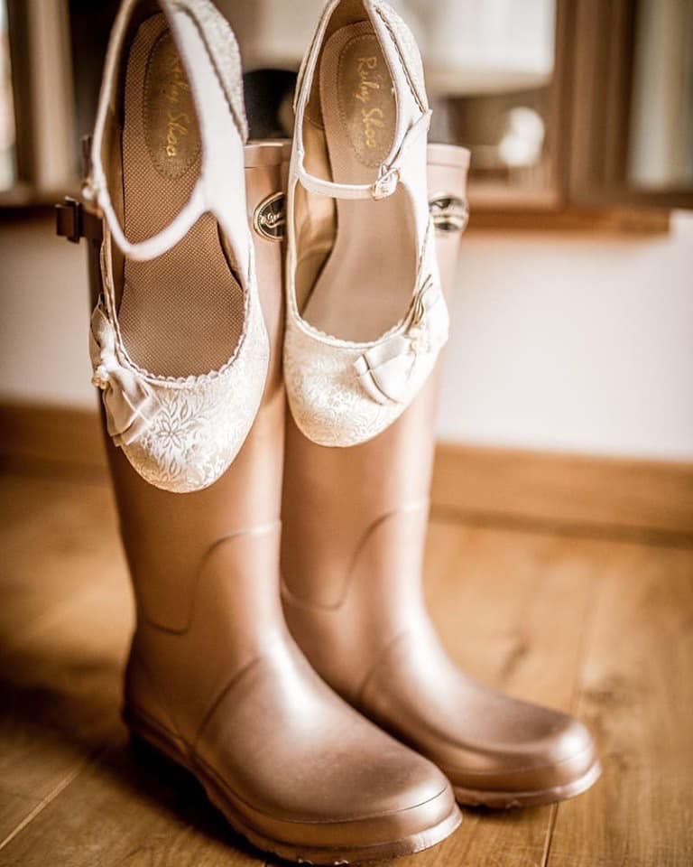 Ruby Shoo Maria bridal shoe with wellington