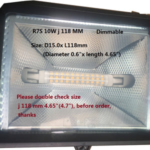 QLEE R7s Led 118mm Dimmable Bulb Light J118 100w Halogen –