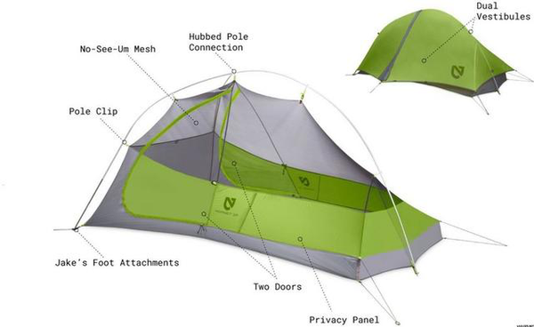 semi support tent