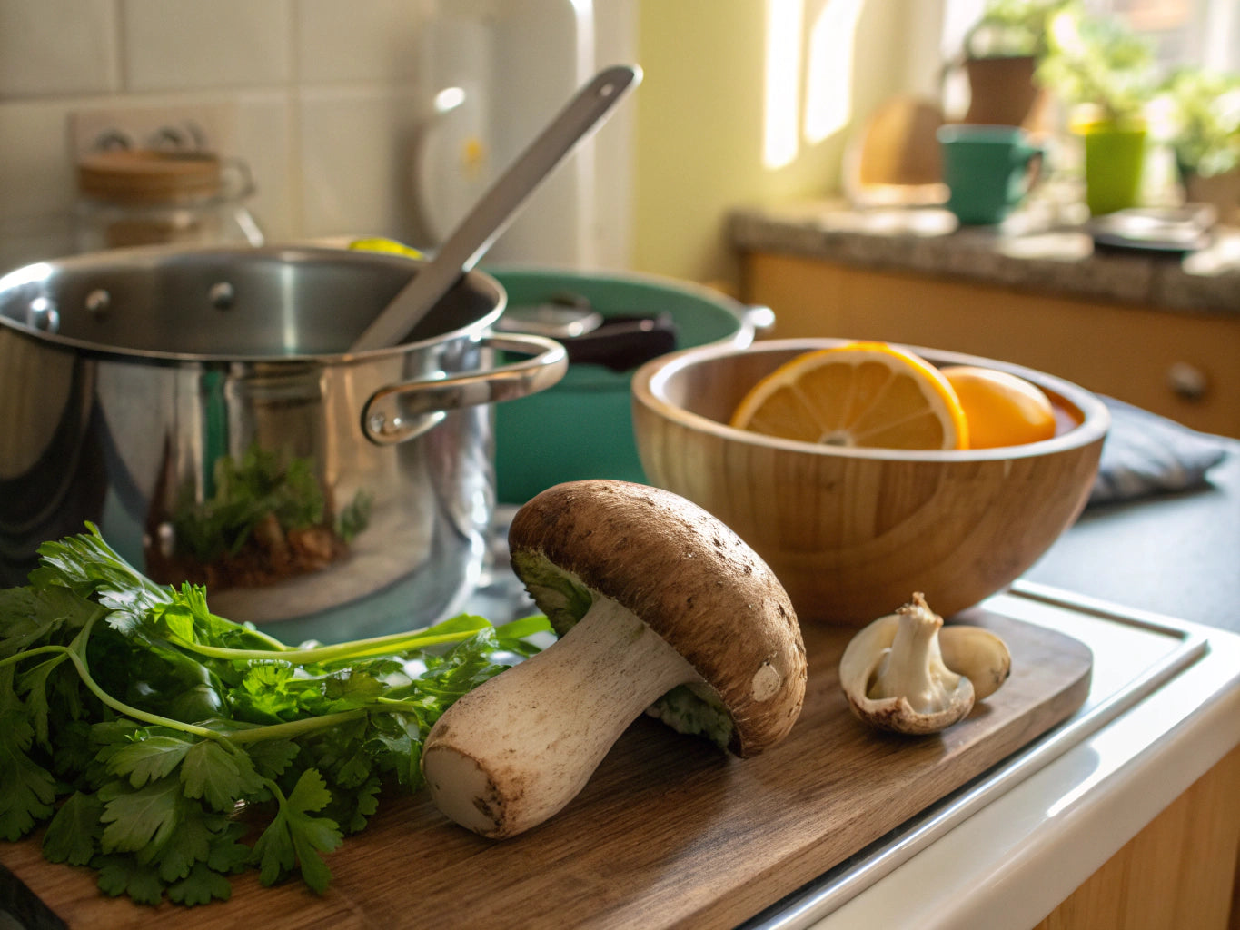 mushroom broth soup, mushroom broth recipe