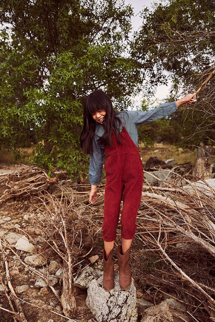 organic corduroy kids overalls