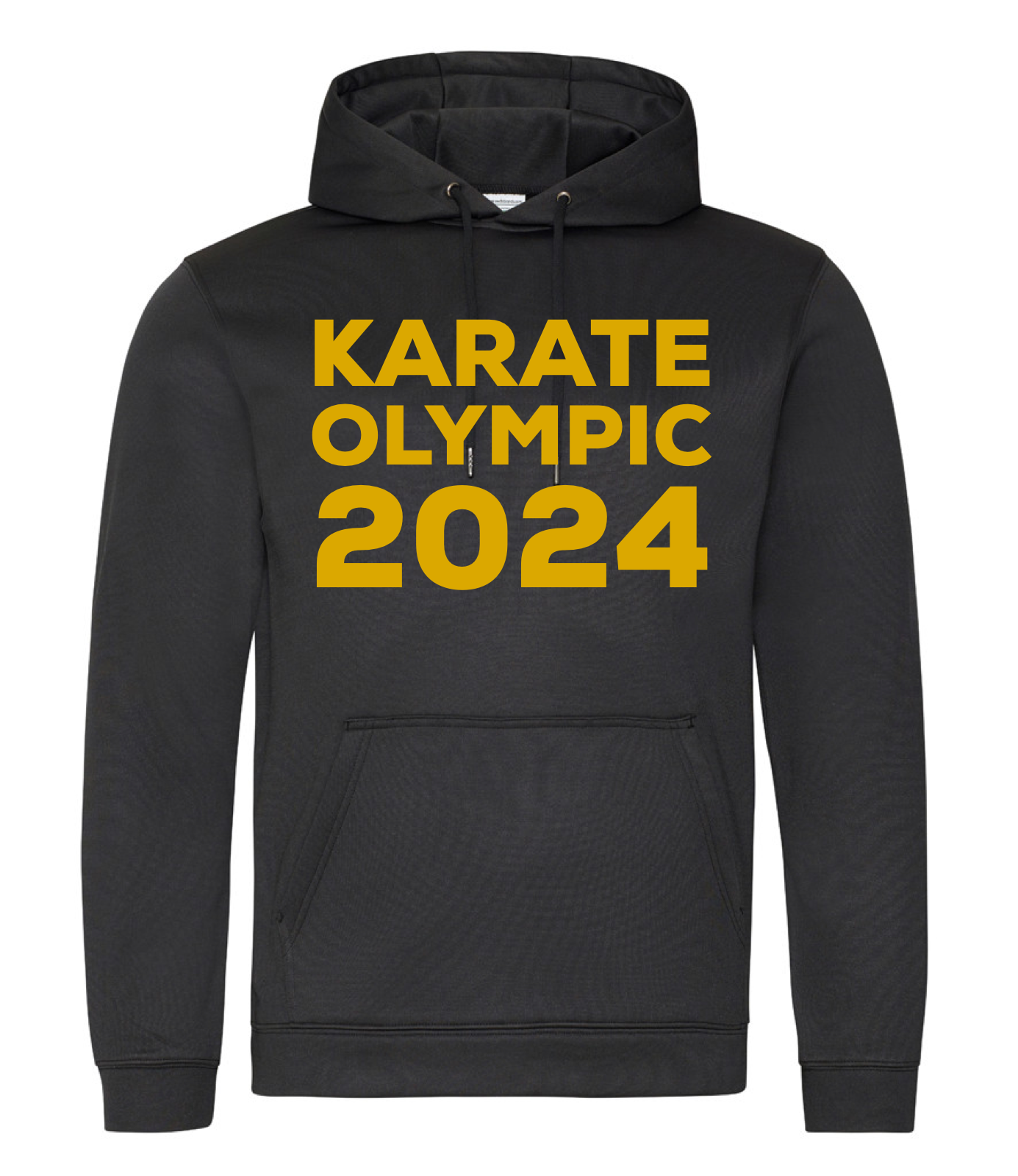 Karate Olympic 2024 Hoodie (BlackGold) Kicking Clothing