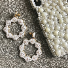 The Fashion Bug Blog X Soru Pearl Cluster Hoop Earrings