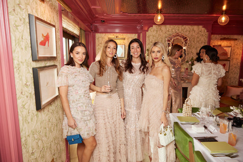 image of Fleur Raffan, Francesca Kelly, Marianna Doyle and Amy Neville at lunch event