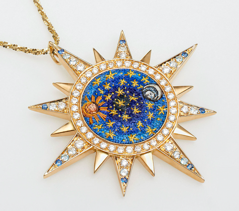 soru jewellery micro mosaic fine celestial star, soru star mosaic, soru micro mosaic celestial