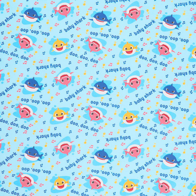 Springs Creative - Baby Shark - Blue Music Tossed – Quality Time Quilts &  Fabrics