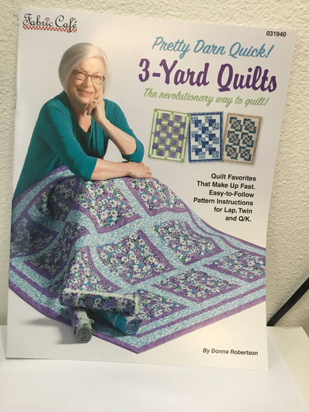 3-Yard Quilt Favorites - Pattern Book by Fabric Cafe - 897086000846