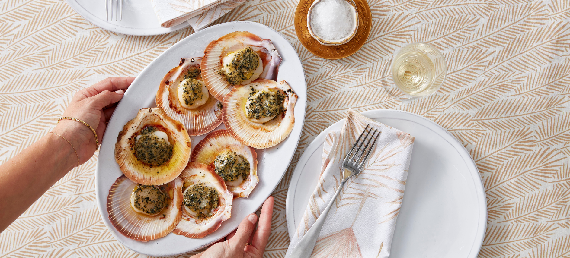 Scallops in the shell are also a super easy and impressive seafood to serve during the festive season. 