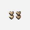 Gold Dual Voluptuous Earrings