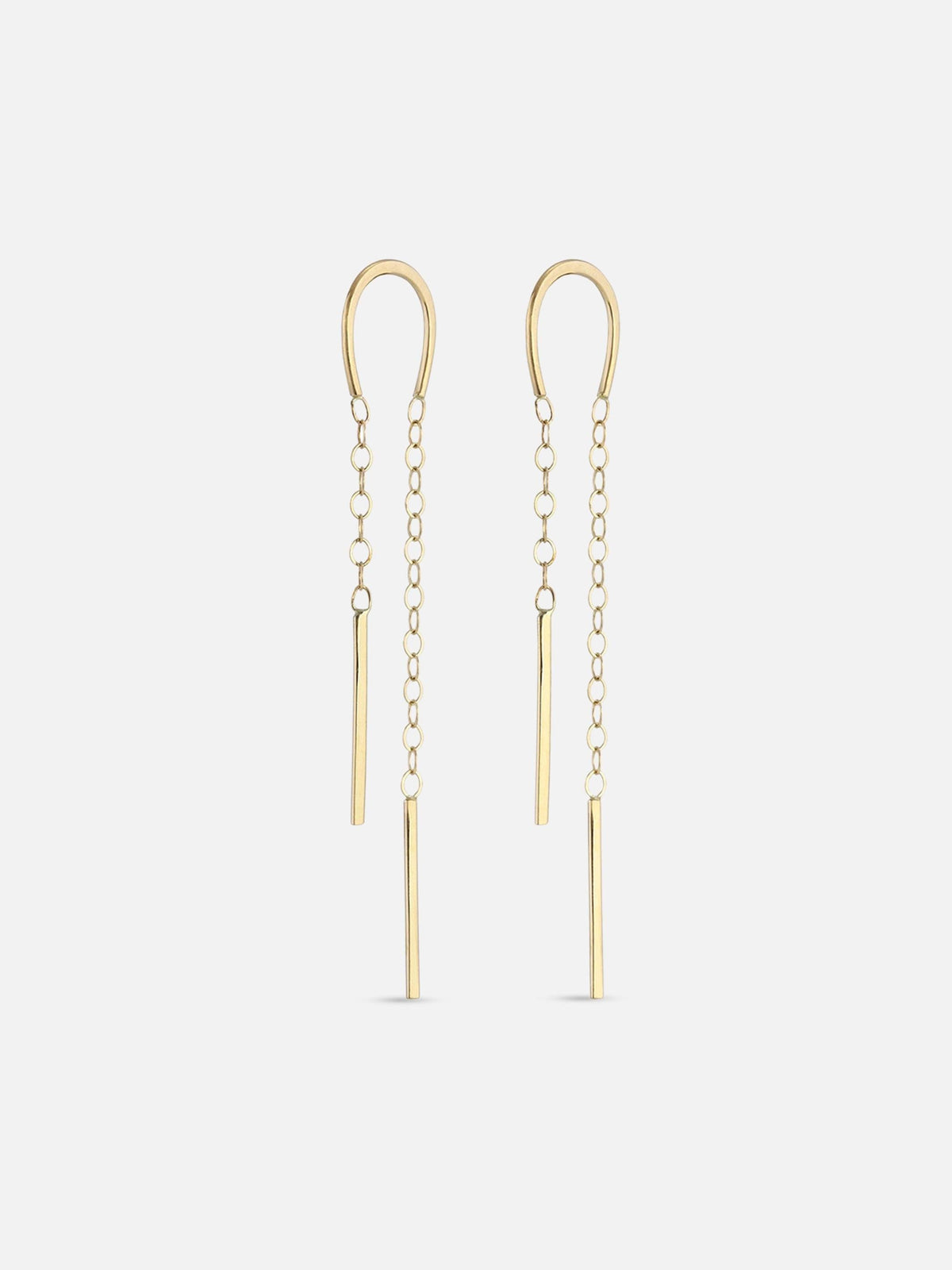 Toggle Pearl Chain Earring - Hirotaka - At Present