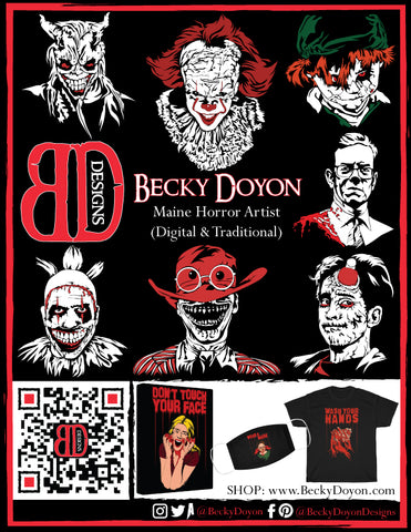 Becky Doyon Clowngirl Horror Holiday 2020 issue