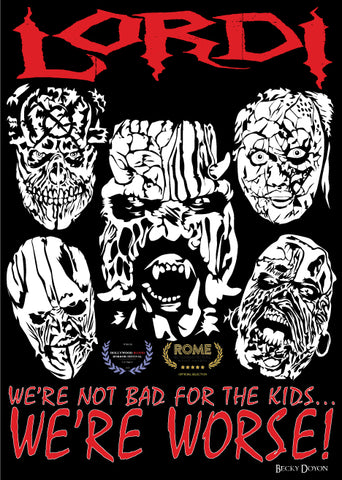 Becky Doyon Lordi We're Not Bad for the Kids We're Worse Rome International Movie Awards Selection