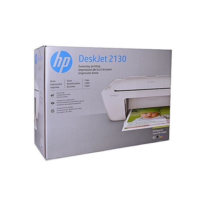 Hp 2130 Desk Jet 3 In 1 Printer With Printing Photocopy Scan Funct