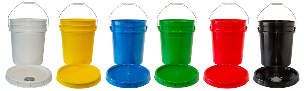 Plastic buckets pails free samples manufacture custom